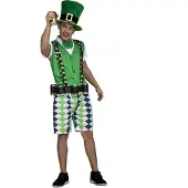 MOM San Patricio Adult With Beer Costume Vert M-L Enfants
