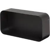 Sealskin Boîte de Rangement Sealskin Brix Wandkubus Grande Noire
