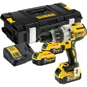 DeWalt DCD996P3K-QW Kit Perceuse-visseuse Sans Fil Li-ion XR 18 V (3 Batteries De 5,0 Ah) Dans Un Coffret TSTAK - Sans Balais