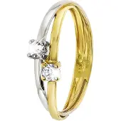 Lucardi Bague 'Klassisch' argent