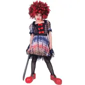 Espa Déguisement Clown Effrayant Fille - 6-8 Ans (116 cm)
