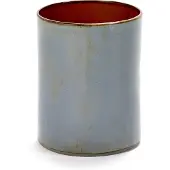 Serax Vase Serax Terres De Rêves Interior By Anita Le Gre Smoky Blue 12,5 x 12,5 x 16,5 cm