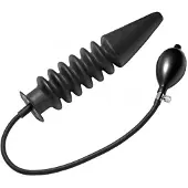 XR Play Hard Plug anal XL accordéon gonflable - Noir