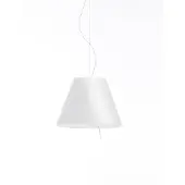 Luce Plan Suspension , Grande Costanza, Blanc, Salon / séjour, Plastique, Design