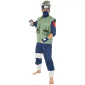 Chaks Déguisement Kakashi Adulte Licence Officielle Naruto - Bleu - XL