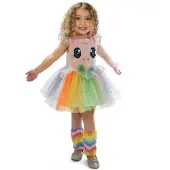 MOM Unicorn Rosa Ojitos Junior Costume Multicolore 3-4 Years Enfants