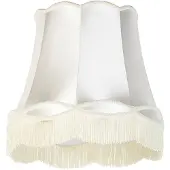 QAZQA Abat-jour en soie crème 45 cm - Granny