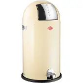 Wesco Kickboy Poubelle Acier inoxydable Amande 40 litres