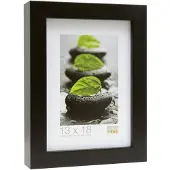 Deknudt Cadres Photo, Bois, Noir, 13 x18 cm