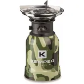 Kemper Brûleur à gaz de camping en aluminium - 1 brûleur - 0,55 kg - Vert