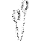 Lucardi Boucles d'oreilles argent