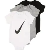 Nike Kids Barboteuse / body gris chiné / noir / blanc