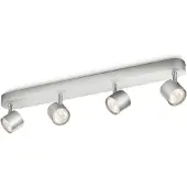 Philips myLiving LED Spotbalken, Star 4-flammig, aluminium