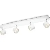 Philips Spot de plafond LED My Living Star 4 lumières blanc