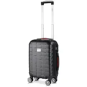 Monzana Valise rigide noire 40L taille M Exopack
