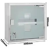 Monzana Armoire à pharmacie Deuba premier secours avec clé petite