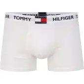 Tommy Hilfiger pour homme. UM0UM01810 Logo Boxer 85 blanc (S), Homewear, Coton, Durable