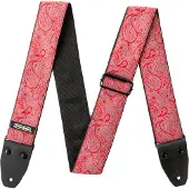 Dunlop Jaquard Strap Paisley Red
