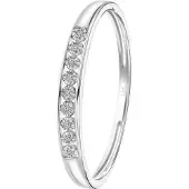 Lucardi Bague 'Chic' argent