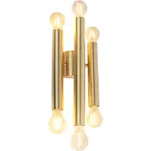 QAZQA Applique Murale Chic Hôtel Dorée 6 Lampes - Tubi