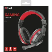 Trust Casque de jeu Circumaural noir et rouge avec microphone Modèle 21953