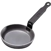 De Buyer Poêle À Blinis En Tôle Blanche - D: 12 Cm