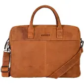 Dstrct Sacoche Ordinateur Portable DSTRCT Wall Street 15,6 inch Echo Cognac