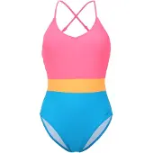 Protest Sundaze Swimsuit Bleu,Rose XS Femme