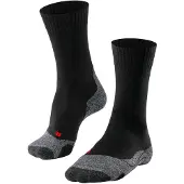 Falke Chaussettes de sport gris / rouge orangé / noir