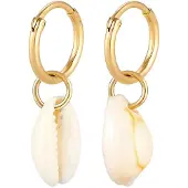 Elli Boucles d'oreilles or / blanc naturel