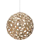 David Trubridge Suspension , Blanc, Salon / séjour, Bambou