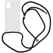 IMoshion Coque arrière Transparente avec cordon Samsung Galaxy A41 - Noir