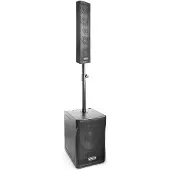 VONYX VX1200 Système d'enceintes sono 2 voies 750W subwoofer 12" MIC XLR AUX