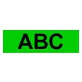 Brother TX-751 - (24 mm) - Noir sur vert - Ruban