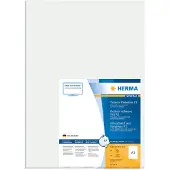 Herma Étiquettes en film spécial no 9544, 297 x 420 mm, résistantes aux intempéries, lavables, autocollantes, antisalissures, blanches, 40 pièces