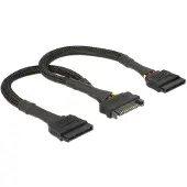 DeLOCK Câble d'alimentation SATA Connecteur 15 broches > 2 x Connecte