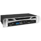 VONYX Amplificateur de puissance VPA300, Processeur d’effets audio, Noir, Argent