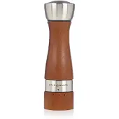Cole & Mason Oldbury Moulin à sel en noyer/acier inoxydable 190 mm, Mécanisme Gourmet Precision