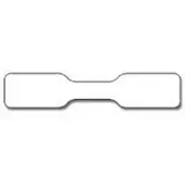 Seiko Instruments SLP-JWL - Blanc - 11 x 51.5 mm 1050 étiquette(s) (1 rouleau(x) x 1050 étiquettes pour bijoux - pour Smart Label Printer 440, 440 Office Administration Pack, 450, 620, 650, 650SE