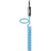Belkin 3,5 mm Câble audio spiralé Bleu