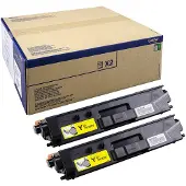 Brother TN-329YTWIN, cartouche de toner jaune d'origine (lot de 2)
