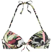 s.Oliver Hauts de bikini vert / noir