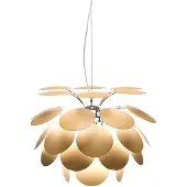Marset Discocó Suspension Lamp Matte Beige | Ø : 53 cm x H : 42.5 cm