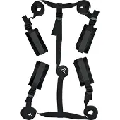Sex & Mischief S&amp;M - kit de bondage pour lit - attaches réglables - noir