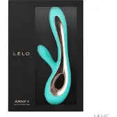 LELO Soraya 2 - vibromasseur double stimulation waterproof - silicone turquoise