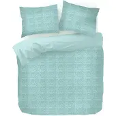Kayori Ensemble de housse de couette en satin de coton Hyo 200TC - y compris les taies d'oreiller