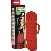 Shibari Corde - corde de bondage (10 m, rouge)