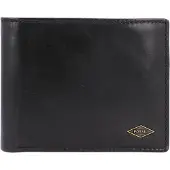 Fossil Cuir porte-monnaie Ryan Passcase Black noir