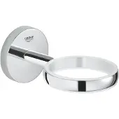 GROHE 40585001 BauCosmopolitan Support pour verre/savon Starlight Chrome