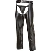 Svenjoyment Underwear Chaps & String noir 2XL XL L M S - Taille : XL